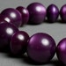 RESERVED FOR OCHALB - Five Custom Deep Purple Bracelets - Vintage Moonglow Lucite