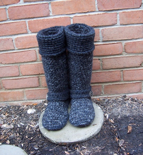 alpaca buckle lace up biker boots