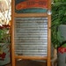 vinTage BicenTenniaL WashBoard CaBineT-HanDmaDe and 1-of-a-kind