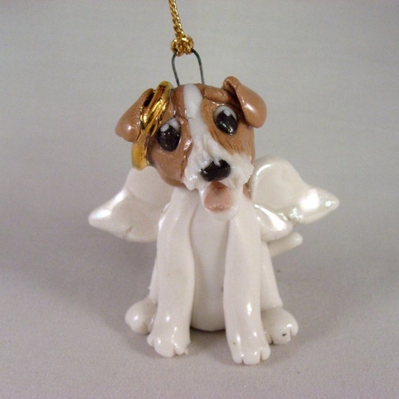 Parson Jack Russell Terrier Angel Ornament