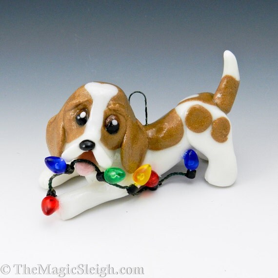 beagle christmas ornament with lights porcelain beagle christmas ornament with lights porcelain