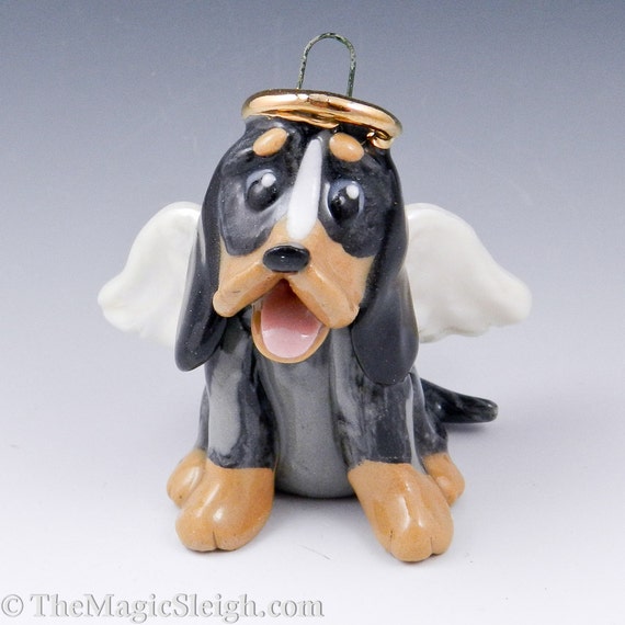 bluetick coonhound figurine