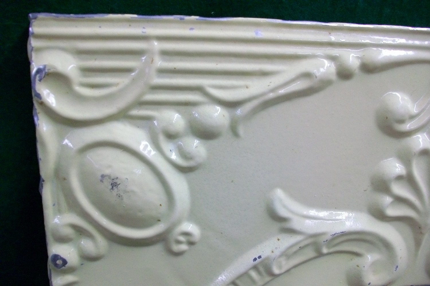 TIN CEILING Picture Frame 8x10 Shabby Recycled CHIC s1818