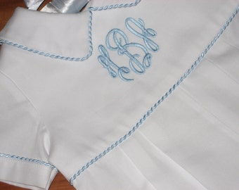 Boys Christening or Blessing Romper (Short Pant)