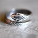 Serpent Ring - Made in USA Sterling Silver plated brass
