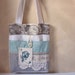 Bag blue and grey Paris with monogram