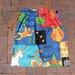 Animal alphabet colourful cotton drawstring bag for library, toys, sheets, storage