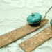 Turquoise Copper Dangle Earrings