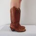 RESERVED for Celeste Roby // leather cowboy boots - boho cowboy boots - 7