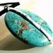 Turquoise Magnesite Pendant in Silver with Custom Cord Healing Necklace