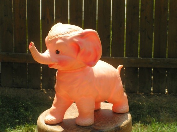 pink elephant soft toy