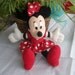 Vintage Walt Disney Mattel 10" Minnie Mouse plush doll toy