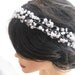 whimsical wedding headband with pearls and crystals