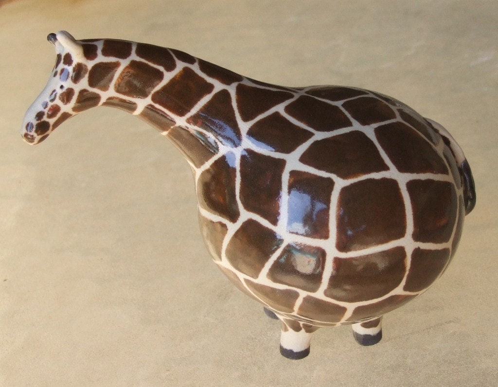 Ceramic Giraffe Rattle