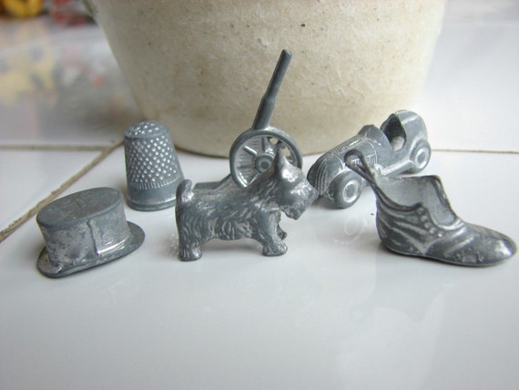 monopoly board game pieces