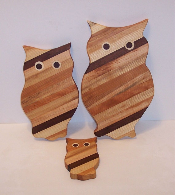 Cutting Boards Set of 3 OWL'S