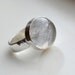 Tourmalinated Quartz Ring Sterling Silver Metalwork