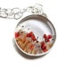 Poppy Necklace Sterling Silver Glass