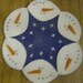 Snow Guys Wool Candlemat