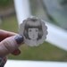 Grey face Stickers - set of 4