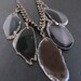 Raw Edged Agate Slab Necklace - Long Tribal Inspired Necklace for Layering