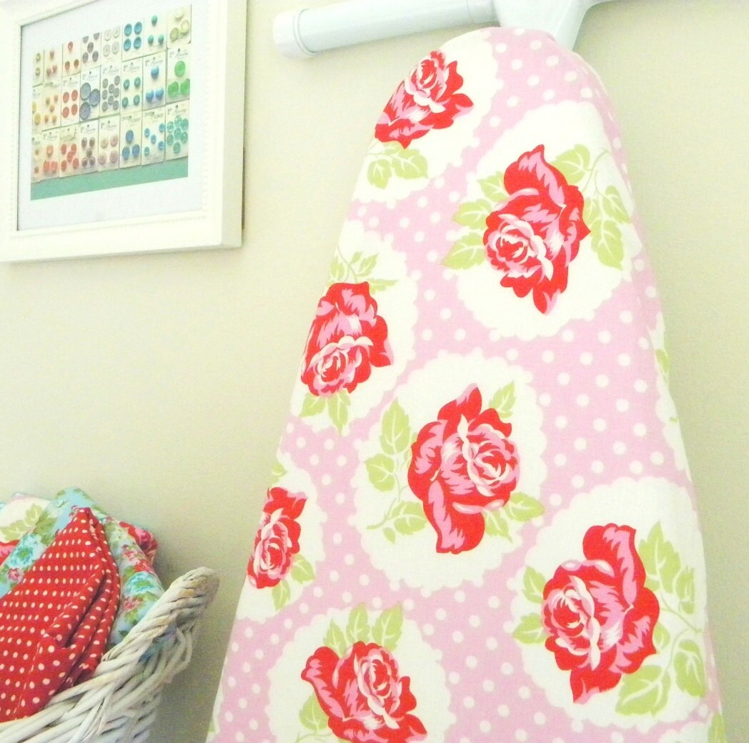 Ironing Board Cover Lulu Rose in Pink