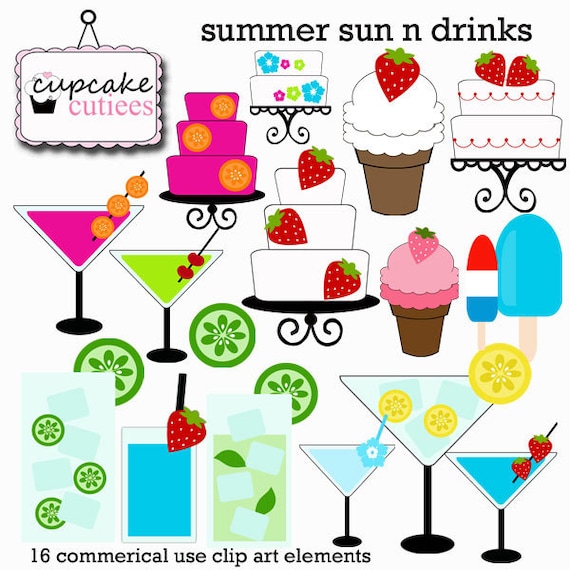 clipart summer drinks - photo #50