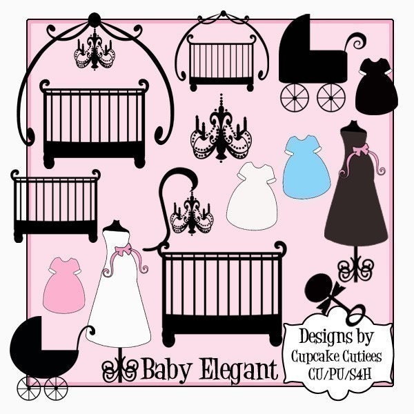 elegant baby shower clip art - photo #30