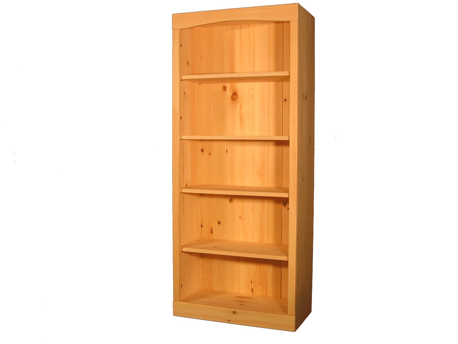 Solid Pine Bookcase 30W x 58H x 12D