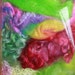 Build A Batt - wool locks - wool batt supply - build your own batt - wool sampler - hand dyed fiber - 2.5 oz