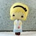 Reserved For Ginger Alice in Wonderland Doll Collectible Wool Felt All Natural MADE TO ORDER Black Friday Etsy Cyber Monday Etsy