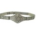 Art Deco Bracelet Vintage Faux Diamond Link 1920s Antique Wedding Jewelry