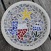 Mosaic Stained Glass Texas, Star, Bluebonnet Birdfeeder, Red, White, Blue, Yellow