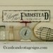 Custom Family sign Vintage Farmstead farmhouse original design handpainted