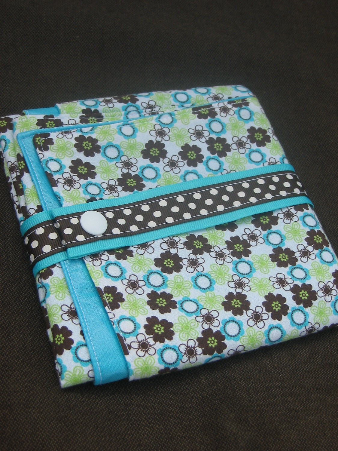 Waterproof pul diaper changing pad tiny flowers print cotton