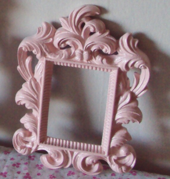 Picture Frames. Ornate Shabby Paris Chic Pink or ANY COLOR.