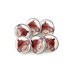SMALL Sock Monkey Buttons. 6 Handmade Buttons. Shank Sewing Buttons.