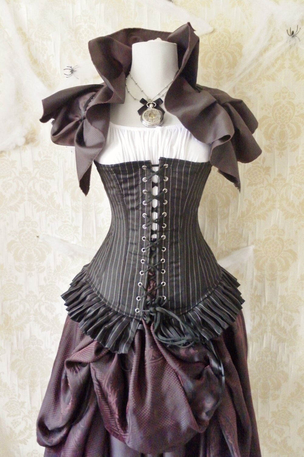 Privateer Pirate Corset Costume Whole OutfitFor A 3032 Inch
