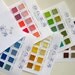 Wool Felt Color Card Set 96 Color Samples 100% Wool Felt