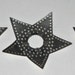 3 Vintage Tin Christmas Tree Light Reflectors - Stars - for Reflecting or Repurposing