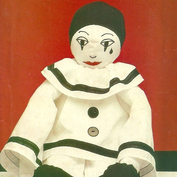 harlequin clown doll