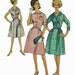 Simplicity 4538 Vintage 60s Slenderette Shirtwaist Dress Pattern Size 40 Bust 42 Uncut