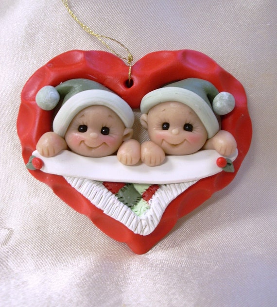 Twin Christmas Ornaments 