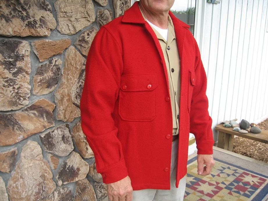 Boy Scout Red Wool Jacket