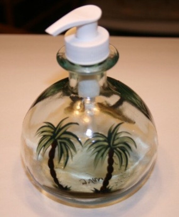 Palm tree soap / lotion pump dispenser