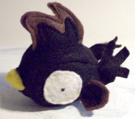 stuffed blackbird