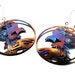 Titanium Magpie Earrings - Hand Cut, Hand Pierced Earrings