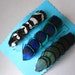 3 Feather Barrettes- Peacock, Reeves, and Lady AM