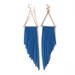 CHAIN fringe earrings