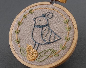 Embroidery Patterns, FESTIVE FLOCK Holiday hand embroidery patterns, DIY Holiday Embroidery Patterns, Bird patterns, digital download
